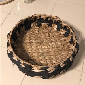 SOLD Brand New Basket with Black Detail - 10 inch